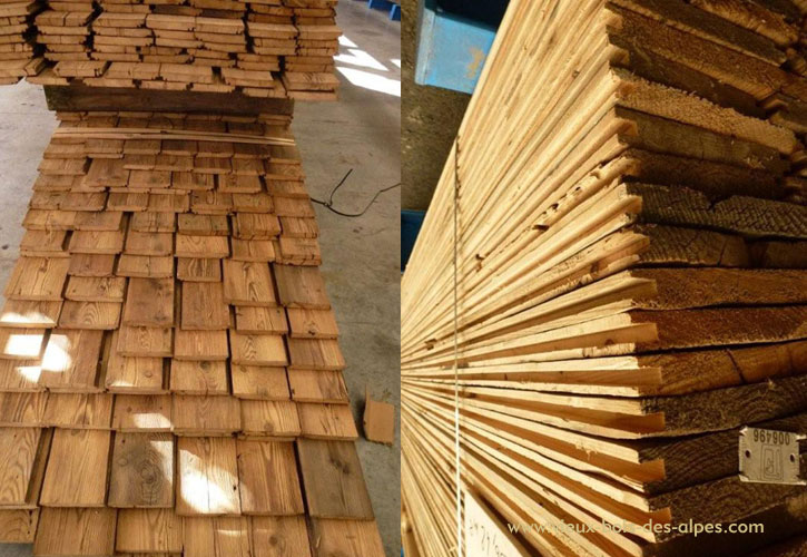 bardage vieux bois clair couleur miel