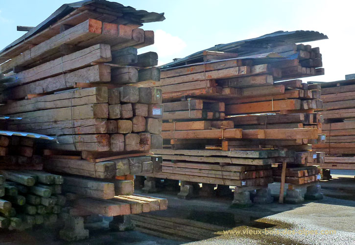 vente direct de vieux bois stock important et régulier